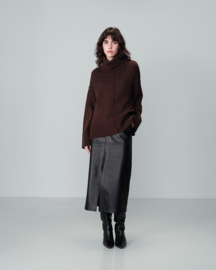 Grace & Mila - Navajo Rollneck Sweater Chocolat