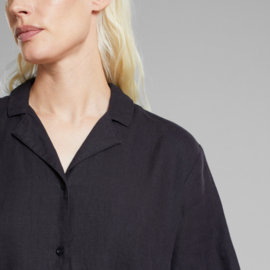 Dedicated - Shirt Valje Linen Black