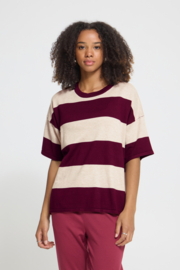 Ichi - Luls Loose Top Wide Stripe