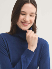 Nice Things - Basic Turtle Neck Sweater ink blue
