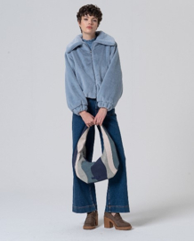 Surkana - Faux-Fur Jacket dust blue