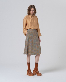 Surkana - Printed Skirt blue