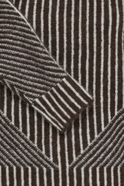 Ichi - Kamara Stripe 5 Pullover Chocolate