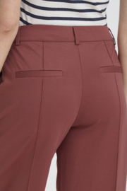 Ichi - Kate Sus Office Long Wide Pants Cowhide