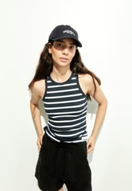 Armedangels - Kanitaa Stripes Top night sky/white
