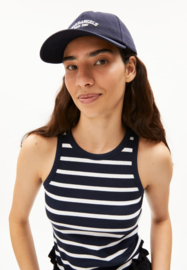 Armedangels - Kanitaa Stripes Top night sky/white