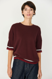 SKFK - Dorleta Knit Top Burgundy