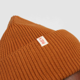 RVLT - Big Fold-up Beanie dark Orange