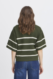 Ichi - Dasila Knit Top Rifle Green