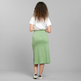 Dedicated - Rib Skirt Kvarnvik Sea Green