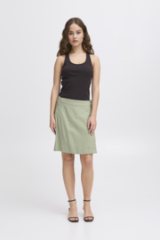 Ichi - Linno Skirt 2 Tea Green