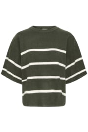 Ichi - Dasila Knit Top Rifle Green