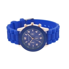 Geneva horloge met siliconen band