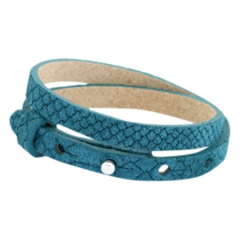 Zeeuwse knop leren armband