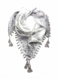 Exoal zijden sjaal
