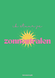 Limited edition | kleur! | Ik stuur je zonnestralen