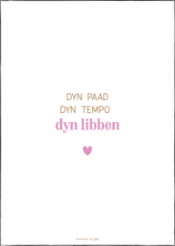 Kaart | A6 | Dyn paad, dyn tempo, dyn libben