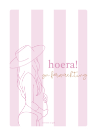 Kaart | A6 | Hoera, zwanger!