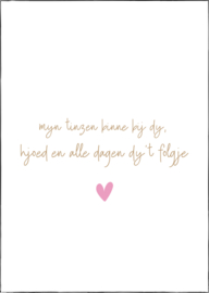 Kaart | A6 | Myn tinzen binne bij dy
