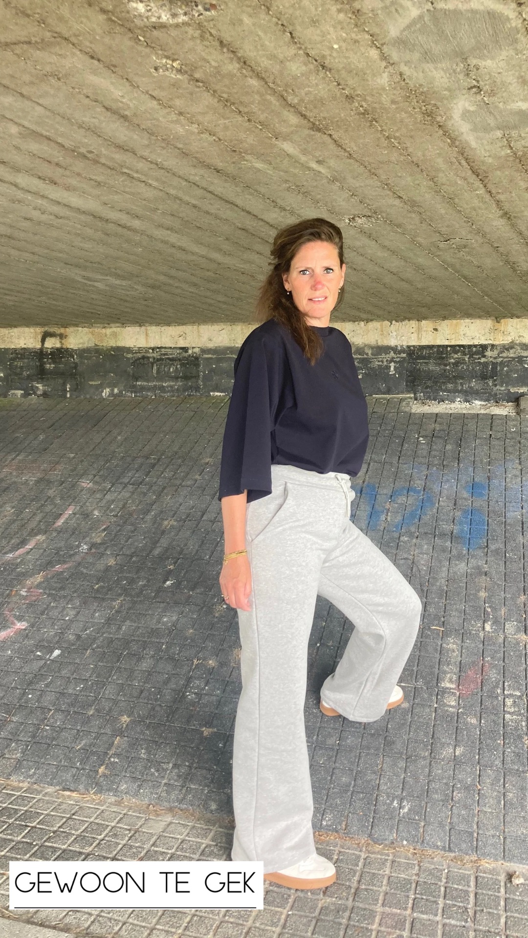 Oversized tee | navy | Spooq the label