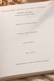 Pre order | Nalatenschapsboek | Als ik er niet meer ben | Nederlands / Fries