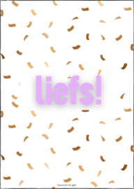 Colourful orange | A6 | liefs!