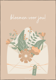 Kaart | A6 | Bloemen. voor jou!
