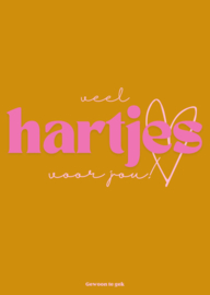 Limited edition | kleur! | Veel hartjes voor jou!