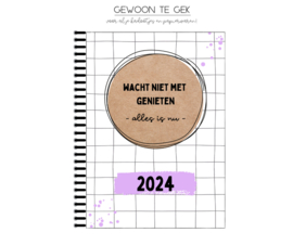 Werk en privé agenda 2024 A5 NL 