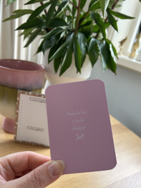 Notitieblok | A6 | notitieblokje voor juf + Fries kaartje