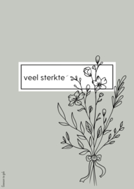 Kaart | A6 | nude april | veel sterkte
