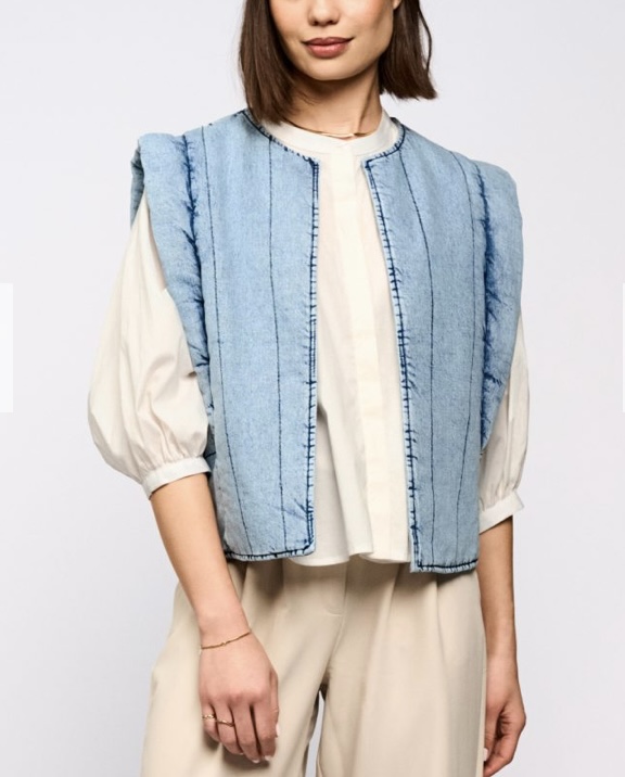 Gilet | denim | Spooq the label