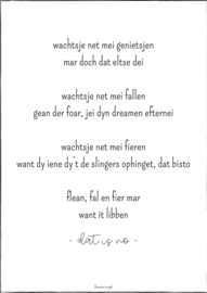 Kaart | A6 | -it libben is no-