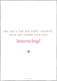 Kaart | A6 | ziek zijn is ook een soort vakantie