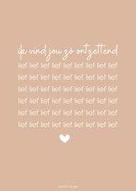 Kaart | A6 | Ik vind jou zó ontzettend lief lief lief lief!