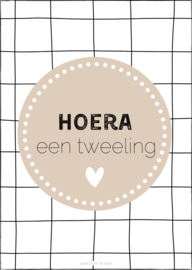 Kaart | A6 | Hoera een tweeling!