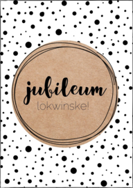 ansichtkaart | Jubileum, lokwinske!