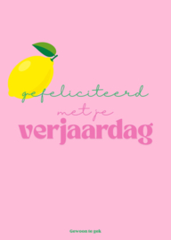 Limited edition | kleur! | Gefeliciteerd met je verjaardag!