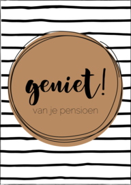 A6 kaart | geniet van je pensioen