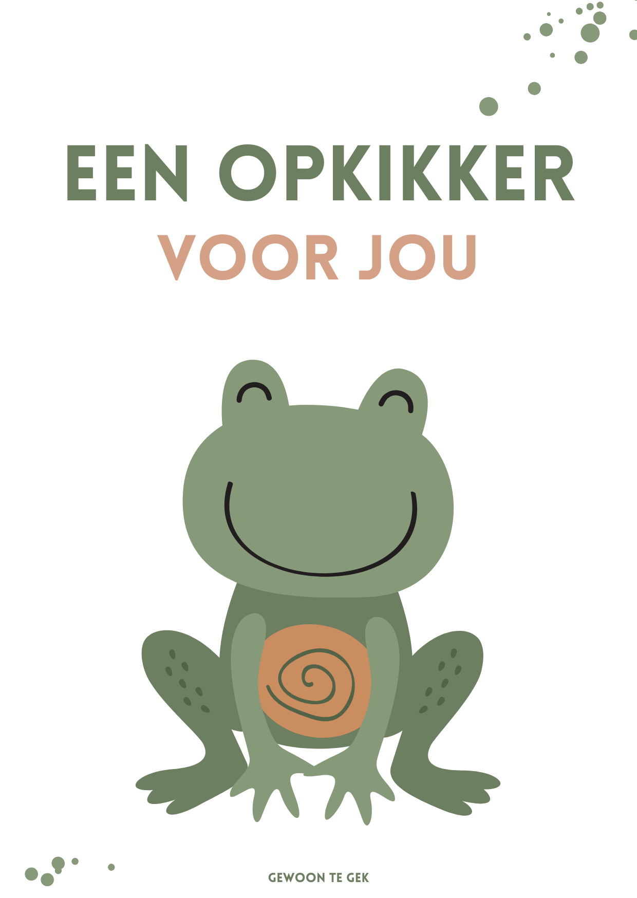 kinderkaart | A6 | Een opkikker voor jou