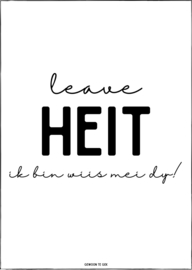 Kadokaart |Leave Heit, ik bin wiis mei dy!