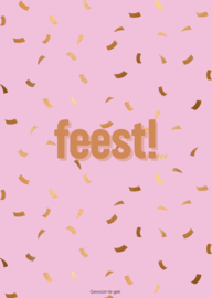 Colourful orange | A6 | Feest!