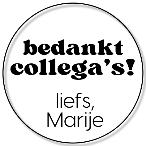 Sticker afscheid gp | 10