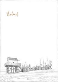 Nederland op kaart | A6 | Vlieland