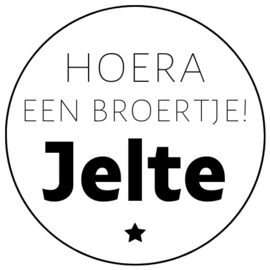 Sticker verjaardag gp | naam broertje (3)