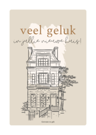 Kaart | A6 | Veel geluk, in jullie nieuwe huis!