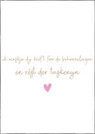 Kaart | A6 | Ik winskje dy kréft foar de behannelingen