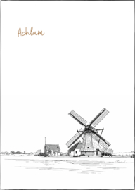 Nederland op kaart | A6 | Achlum