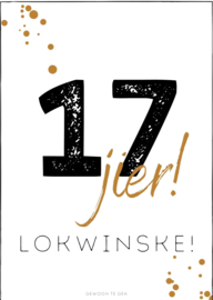 17 jier, lokwinske!