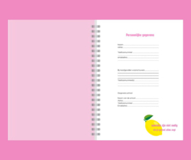 🍋 Lerarenagenda 🍋| 2025/2026 | KLEUR! + gratis 10 bijpassende wenskaarten